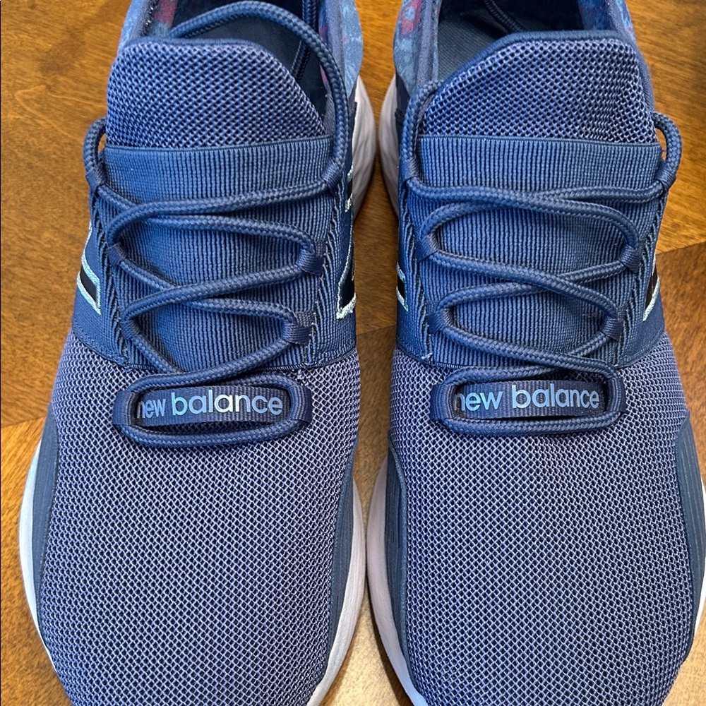 New Balance Blue Mesh Sneakers